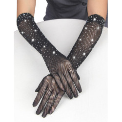 Subblime - 957469Gants Shine Transparents Noirs S/M